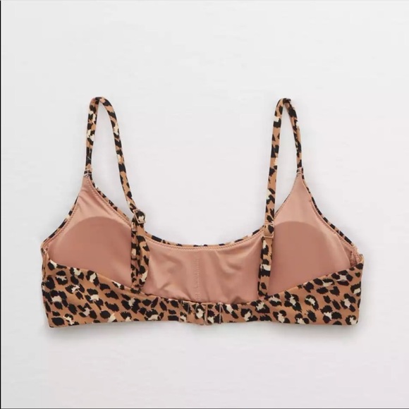 NWT AE Leopard Print Bikini Top - Picture 4 of 7